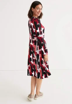 Cellbes of Sweden Mönstrad jerseyklänning Clearance