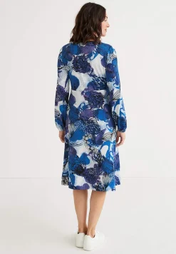 Cellbes of Sweden Mönstrad jerseyklänning Blå / Mönstrad New