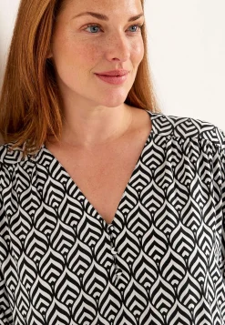 Cellbes of Sweden Mönstrad klänning Beige / Mönstrad