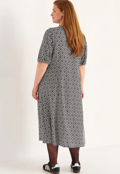 Cellbes of Sweden Mönstrad klänning Beige / Mönstrad