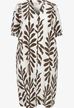 Wasabiconcept Mönstrad klänning i bäckebölja Discount