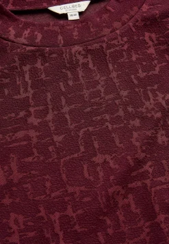 Cellbes of Sweden Mönstrad klänning med sidofickor Vinröd / Mönstrad Hot