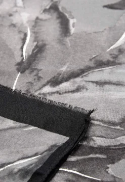 Soyaconcept Mönstrad, mjuk scarf Svart / Mönstrad Clearance