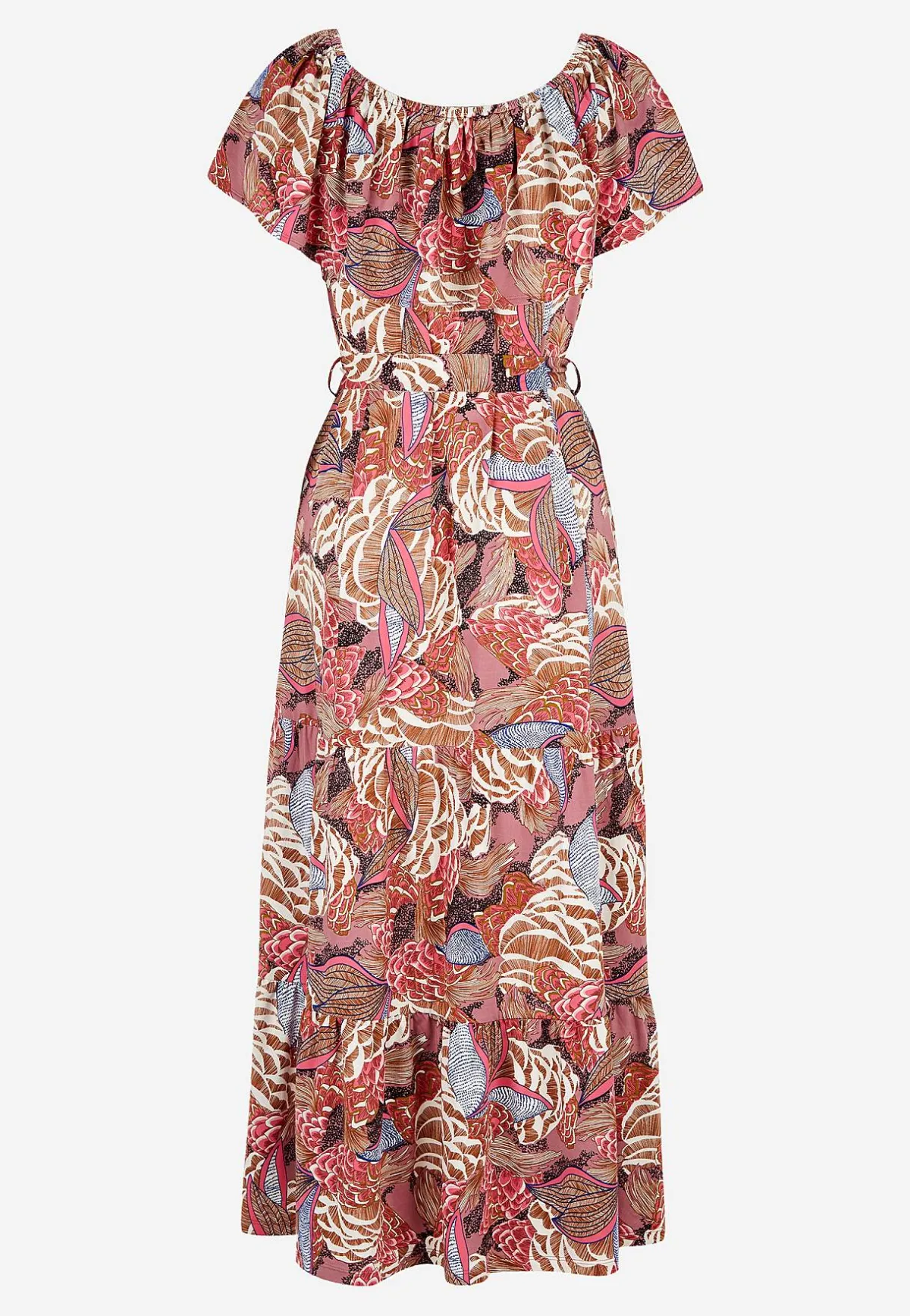 Johanna Toftby x Cellbes Mönstrad singoallaklänning Rosa / Mönstrad Discount