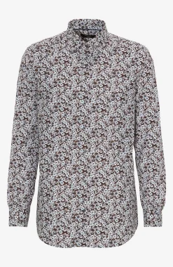 JACK & JONES Mönstrad skjorta Brun / Mönstrad Best