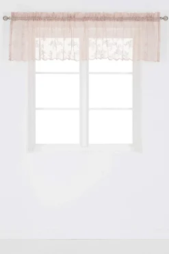 Cellbes of Sweden Mönstrad spetsgardin Dimrosa New