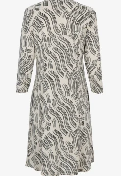 Cellbes of Sweden Mönstrad trikåklänning med fickor Svart / Mönstrad Sale