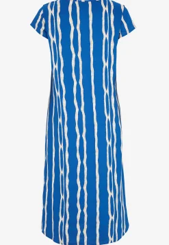 Cellbes of Sweden Mönstrad trikåklänning med fickor New