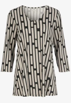 Cellbes of Sweden Mönstrad trikåtunika Beige / Mönstrad Online