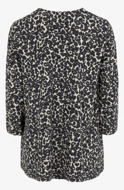 Cellbes of Sweden Mönstrad trikåtunika Beige / Svart / Leopard Sale