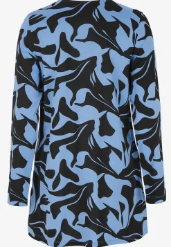 Cellbes of Sweden Mönstrad trikåtunika med fickor Blå / Mönstrad Sale