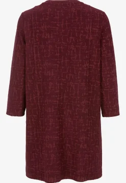 Cellbes of Sweden Mönstrad tunika med fickor Vinröd / Mönstrad Hot