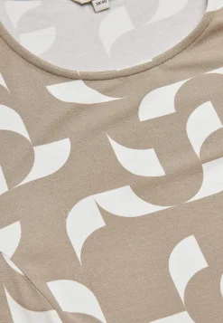 Cellbes of Sweden Mönstrad tunika med fickor Beige / Mönstrad Best