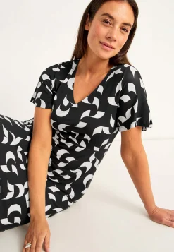 Cellbes of Sweden Mönstrad viskosklänning