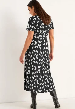 Cellbes of Sweden Mönstrad viskosklänning