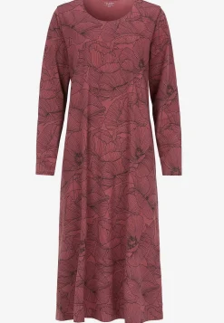 Cellbes of Sweden Mönstrat, långt nattlinne Hot