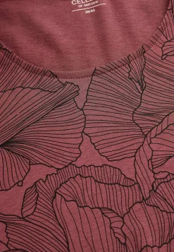 Cellbes of Sweden Mönstrat, långt nattlinne Hot