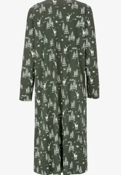 Cellbes of Sweden Mönstrat nattlinne med långa ärmar Online