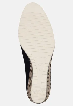 Tamaris Mockasko med klädd kilklack Discount