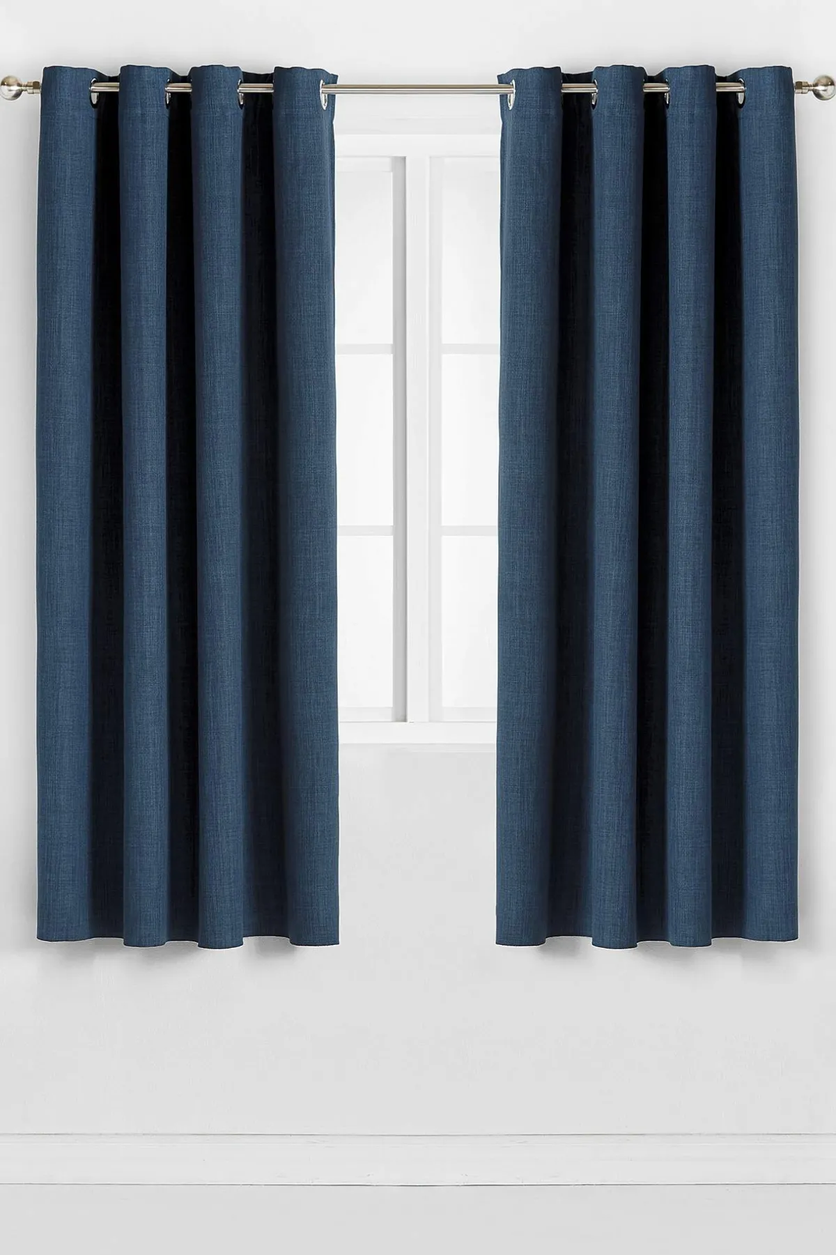 Cellbes of Sweden Mörkläggningsgardin enfärgad Ellen 2-pack Marin Clearance