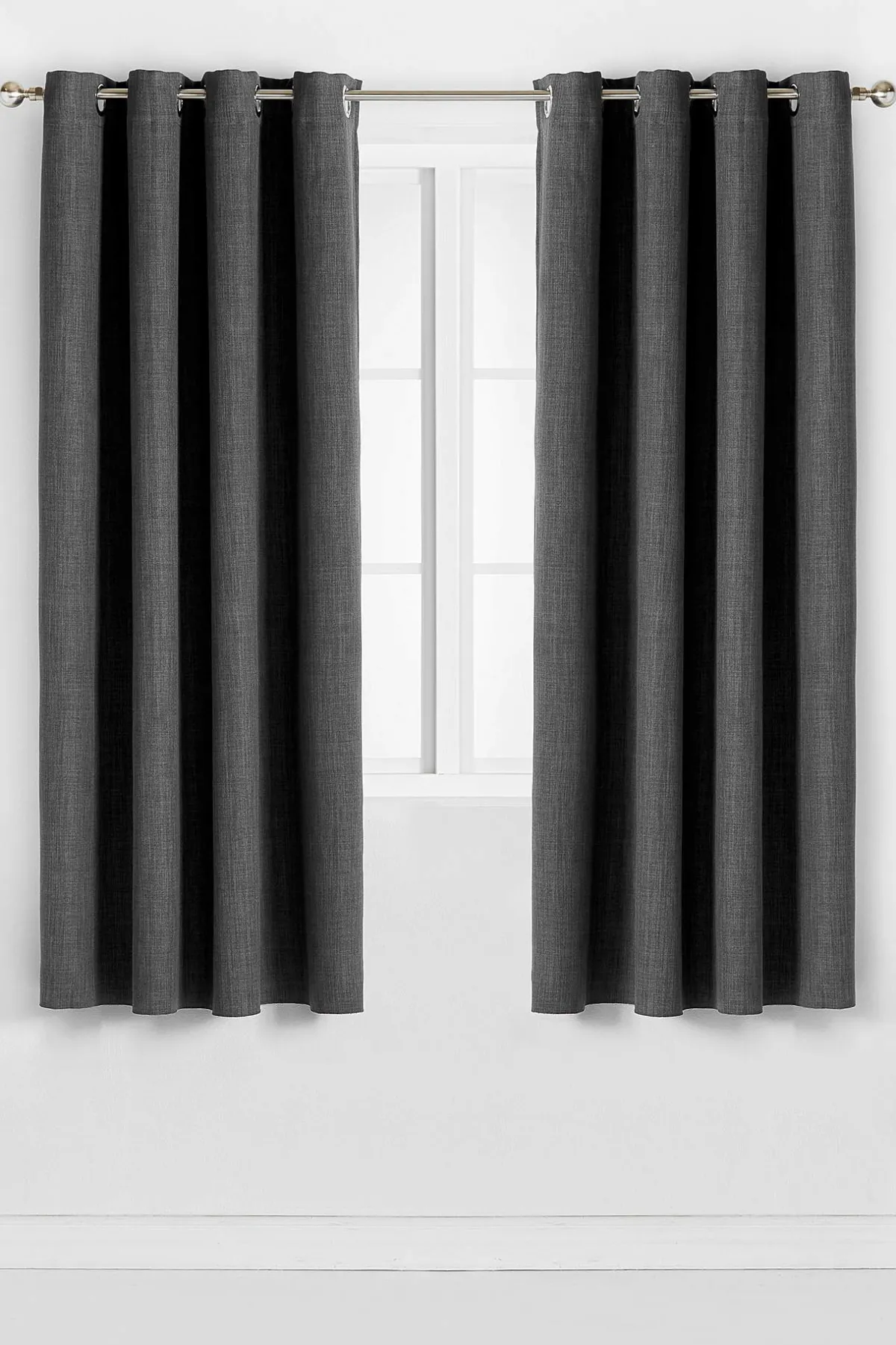 Cellbes of Sweden Mörkläggningsgardin enfärgad Ellen 2-pack Mörkgrå Best