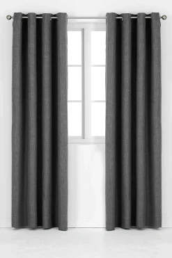 Cellbes of Sweden Mörkläggningsgardin enfärgad Ellen 2-pack Mörkgrå Best