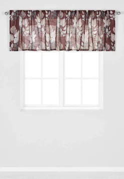 Fondaco Multibandskappa med bladmönster Vinröd/Beige/Mönstrad