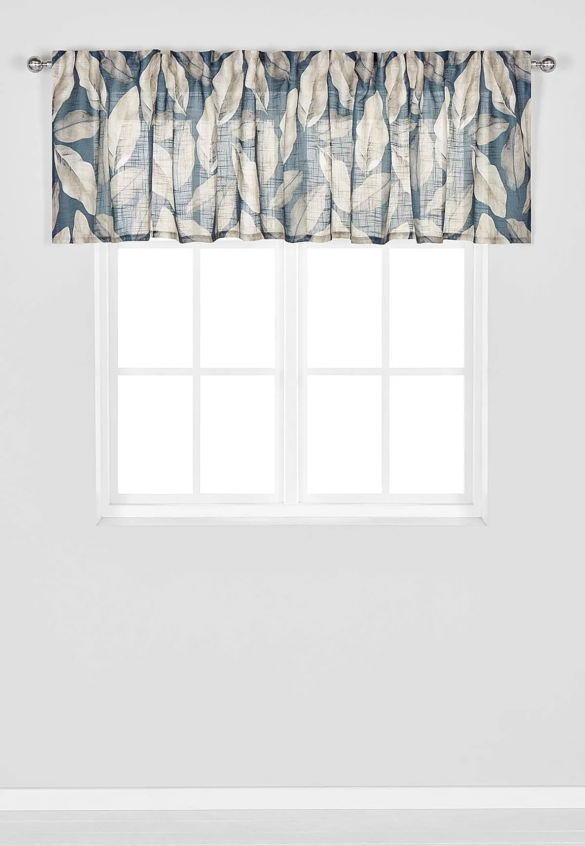 Fondaco Multibandskappa med bladmönster Blå / Mönstrad