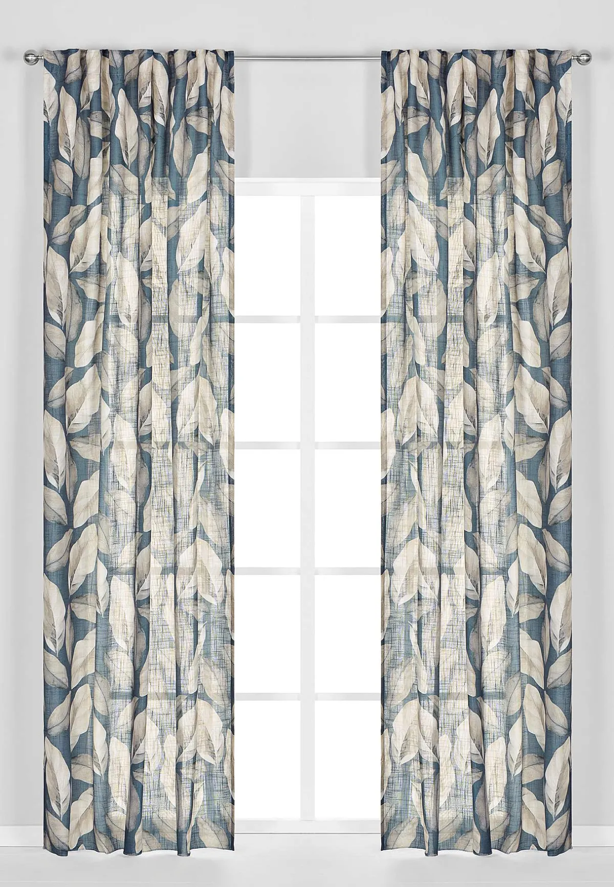 Fondaco Multibandslängder med bladmönster 2-pack Blå / Mönstrad Outlet