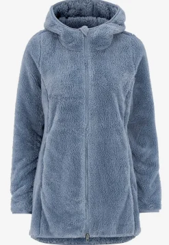 Cellbes of Sweden Mysig fleecejacka med huva Blå