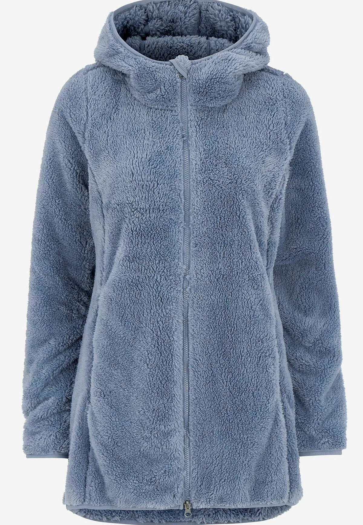 Cellbes of Sweden Mysig fleecejacka med huva Blå