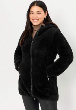 Cellbes of Sweden Mysig fleecejacka med huva Svart Sale