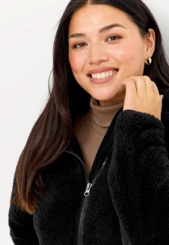 Cellbes of Sweden Mysig fleecejacka med huva Svart Sale