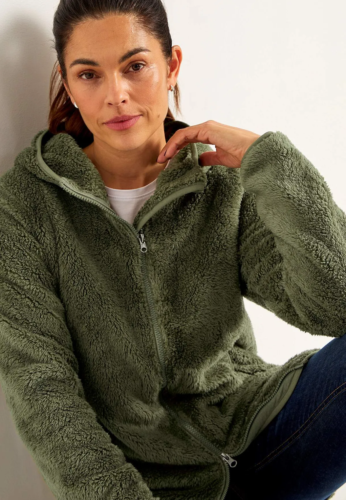 Cellbes of Sweden Mysig fleecejacka med huva Online