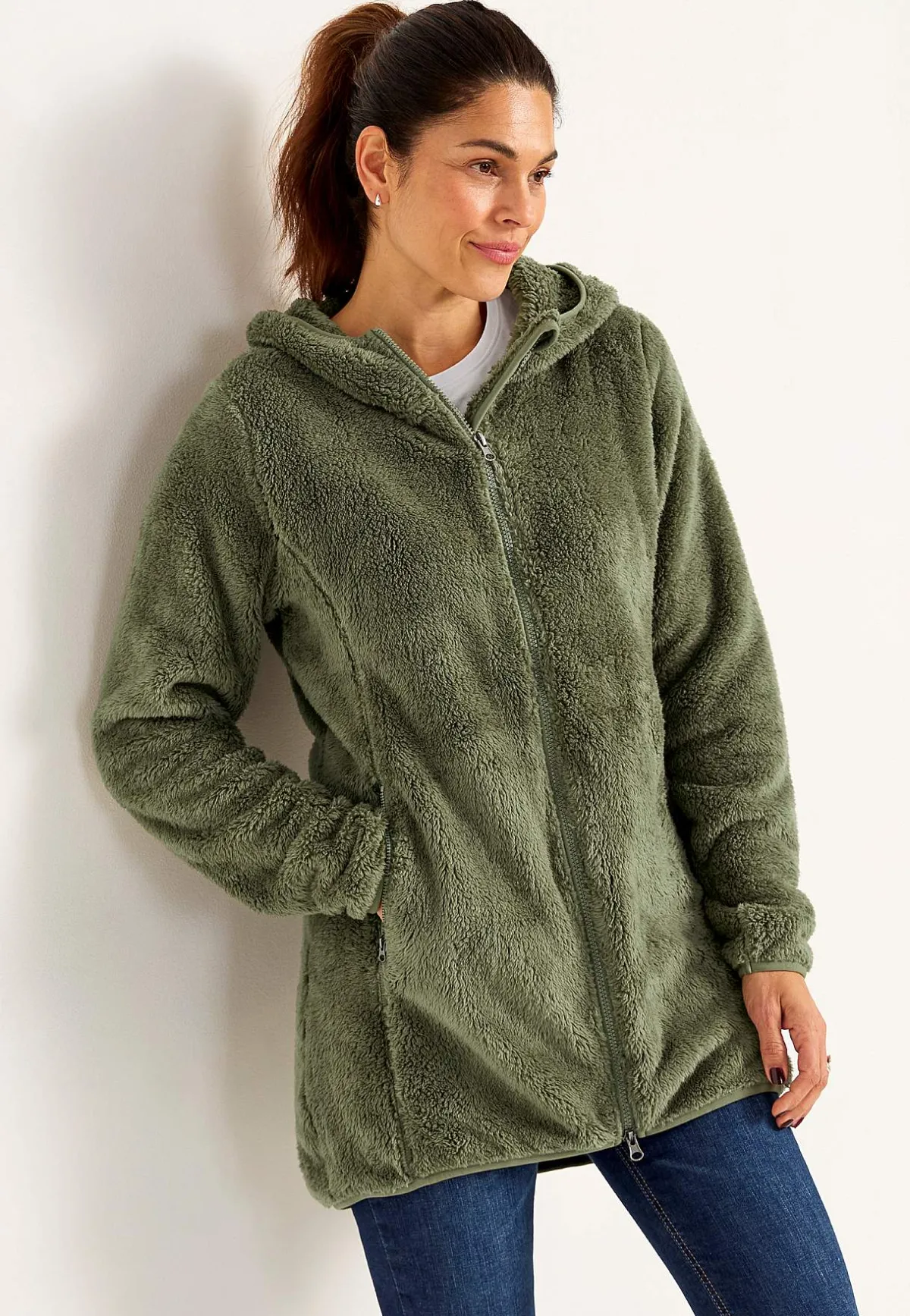 Cellbes of Sweden Mysig fleecejacka med huva Online