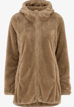 Cellbes of Sweden Mysig fleecejacka med huva Nougat New