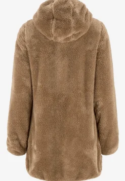 Cellbes of Sweden Mysig fleecejacka med huva Nougat New