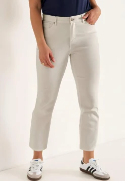 Cellbes of Sweden Något smalare ankeljeans Ljusbeige