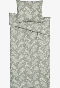 Borganäs Paisleymönstrat påslakanset 150x210 cm Tilly Grön Clearance