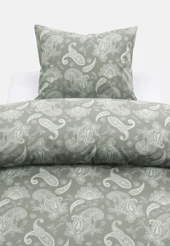 Borganäs Paisleymönstrat påslakanset 150x210 cm Tilly Brun/Paisley New