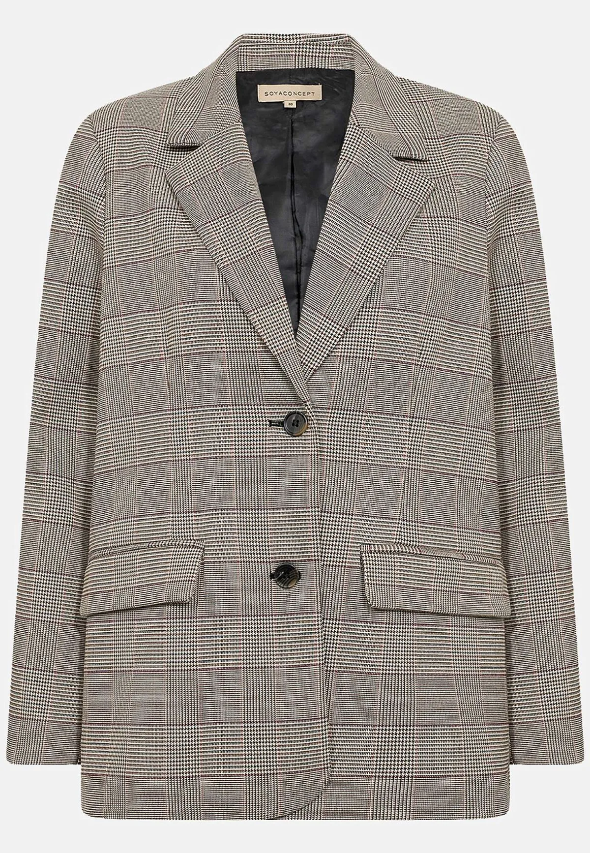 Soyaconcept Pepitarutig, vävd kavaj Best