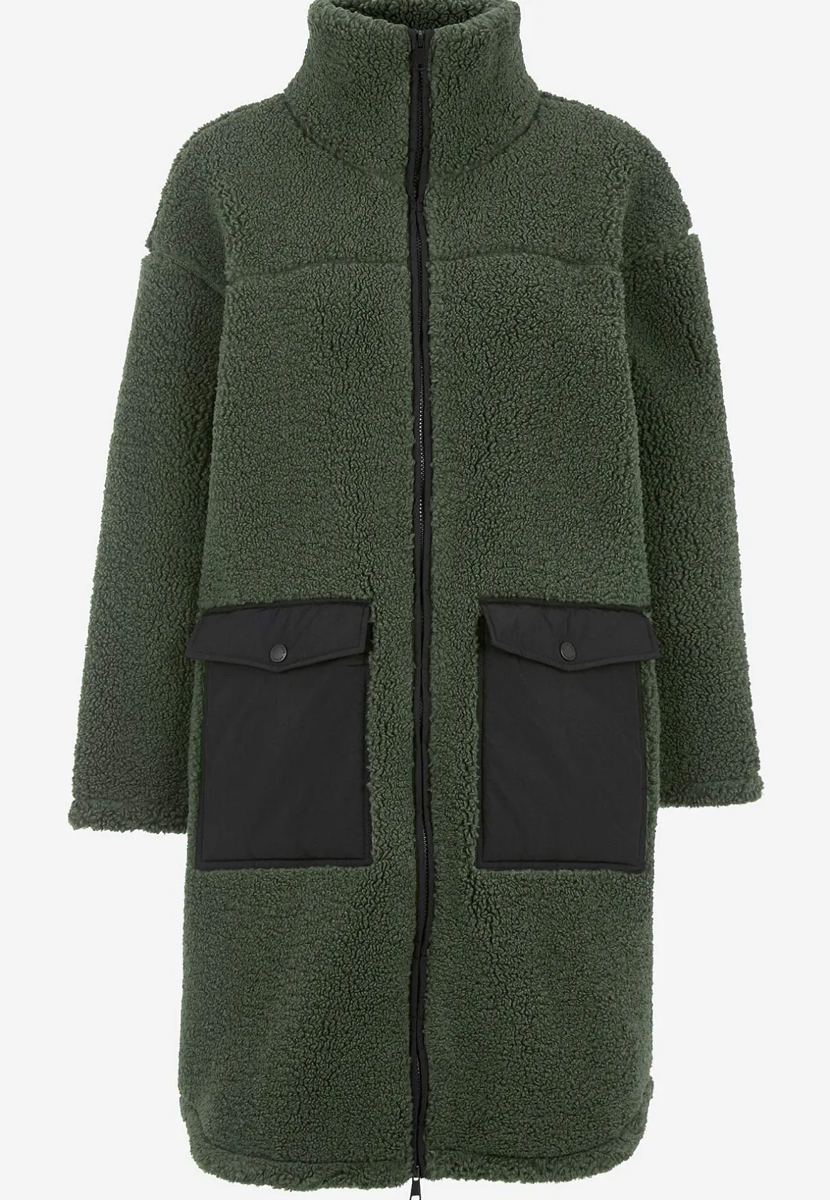 Cellbes of Sweden Pilejacka med hög krage Mörkgrön Hot