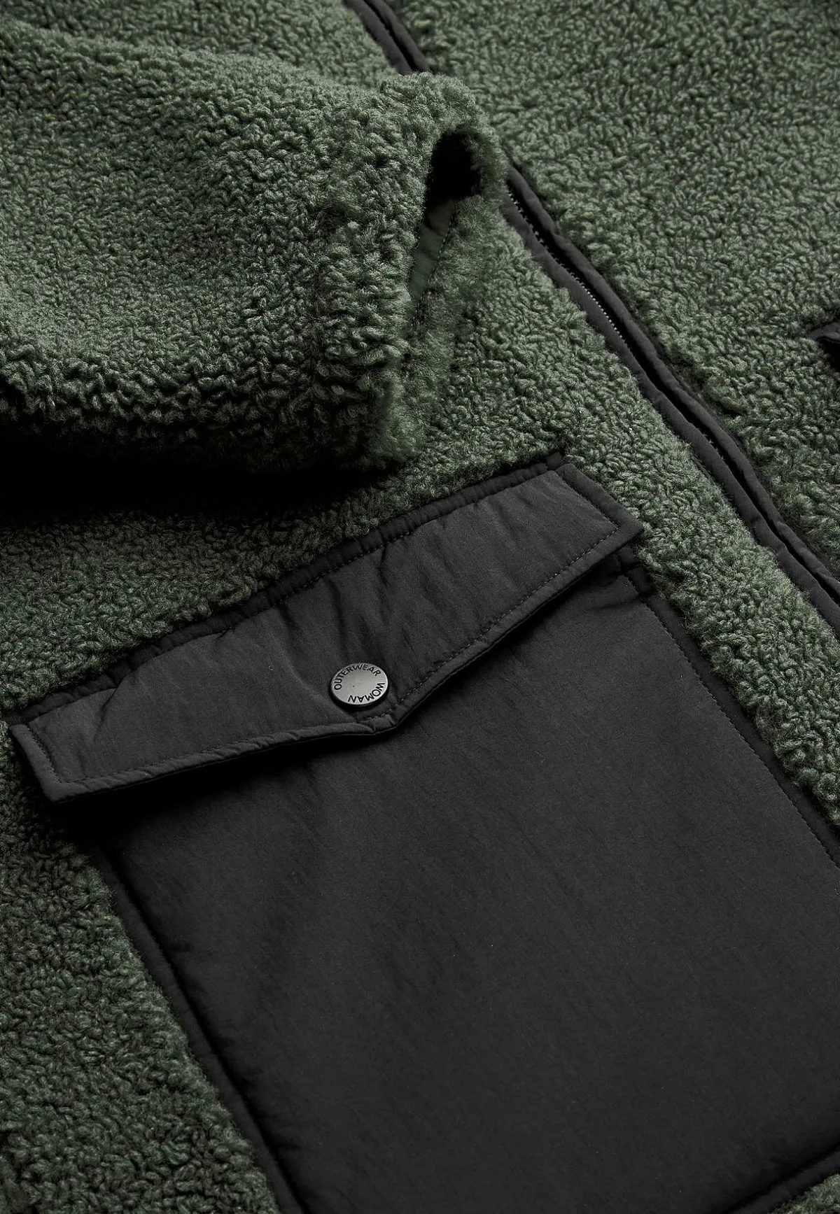 Cellbes of Sweden Pilejacka med hög krage Mörkgrön Hot