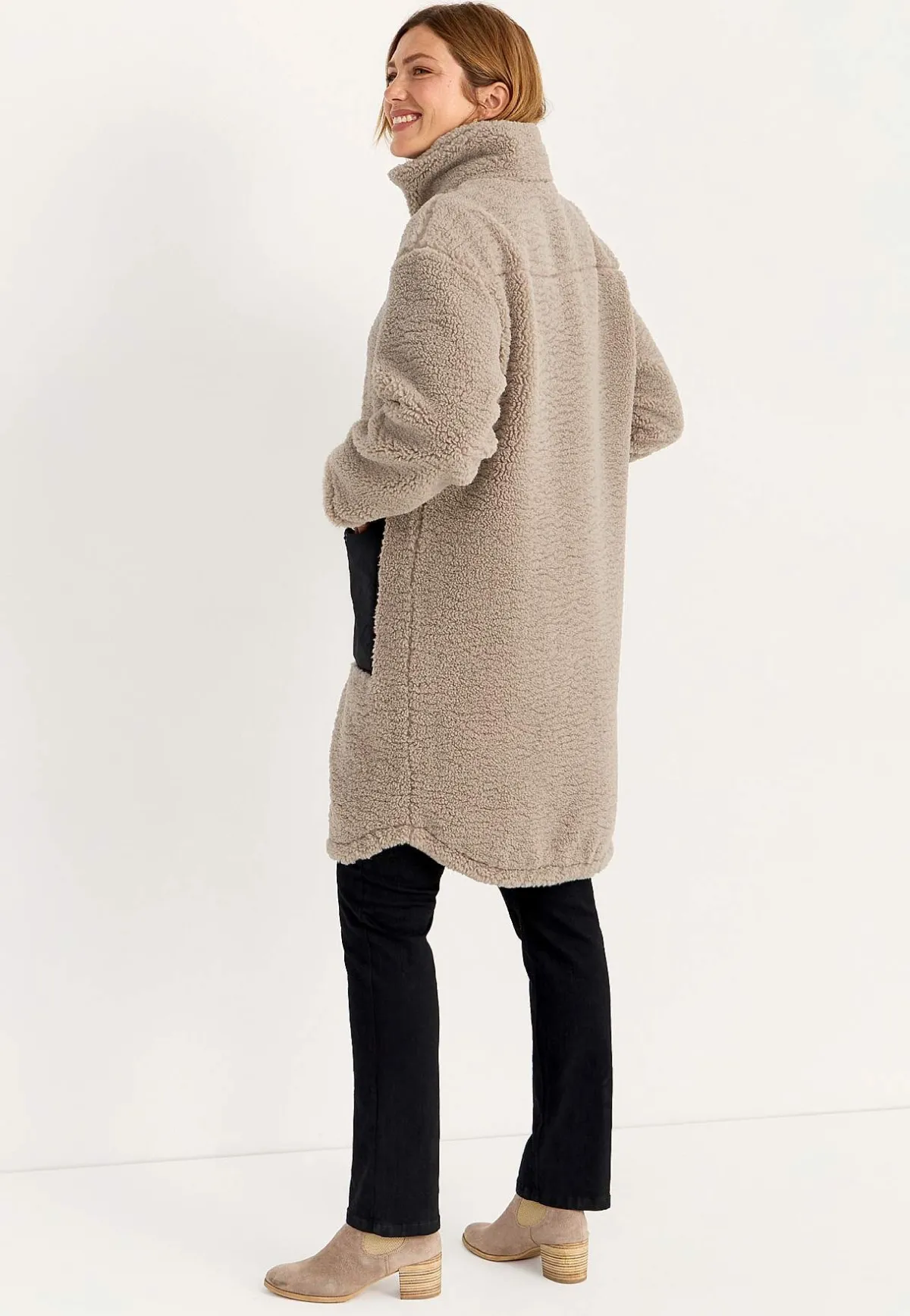 Cellbes of Sweden Pilejacka med hög krage Beige New