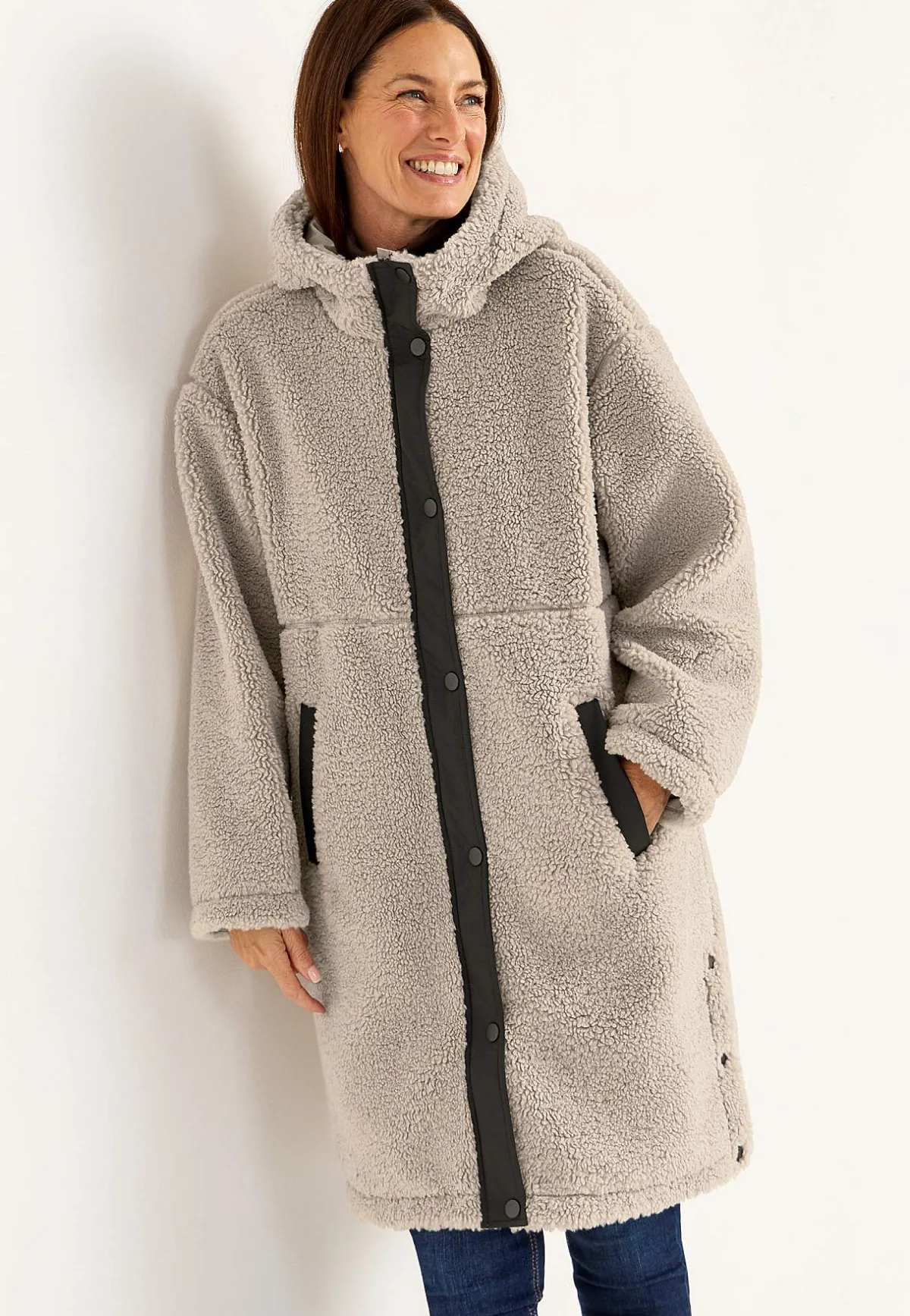 Cellbes of Sweden Pilejacka med huva Beige