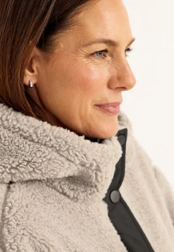 Cellbes of Sweden Pilejacka med huva Beige