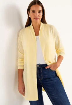 Cellbes of Sweden Öppen cardigan Ljusgul / Melerad