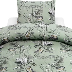 Borganäs Påslakanset Grön / Grå