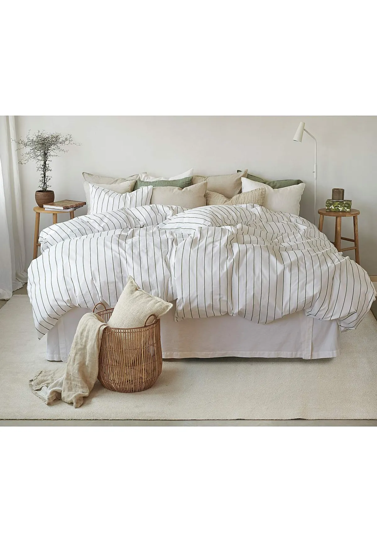 Borganäs Påslakanset 220x210 cm Grön