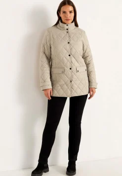 Cellbes of Sweden Quiltad jacka med tryckknappar Beige Outlet